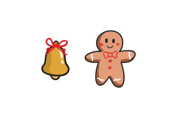 Christmas Cookies and Bell Asset Set Review