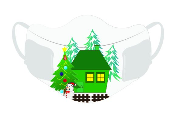 Christmas Decoration Masks 110 Illustrations for Festive Design