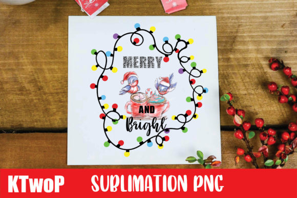 Christmas Merry and Bright Sublimation Illustrations Review