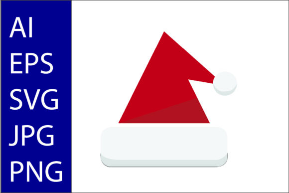 Christmas Santa Hat Illustration Design