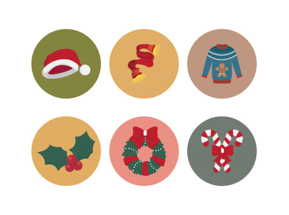 Christmas Wreath Vector Bundle for Local Business Branding