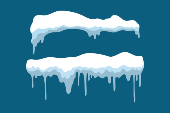 Snow Christmas Vector Asset Illustration for Digital Sellers